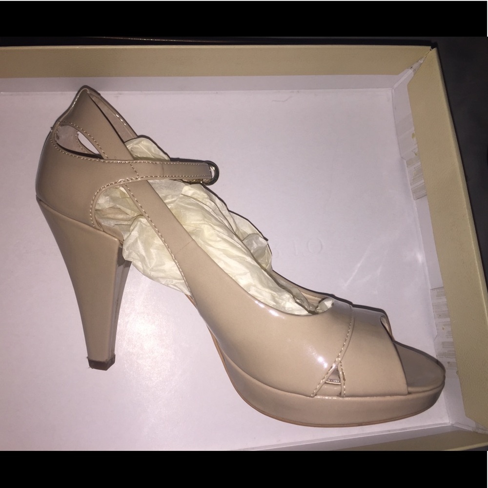 Franco Sarto Nude Heels